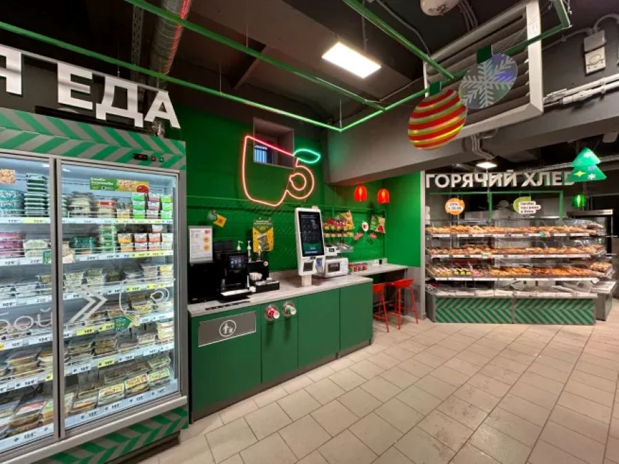 «Пятёрочка» и Студия Артемия Лебедева представили новый дизайн зоны кафе в магазинах
